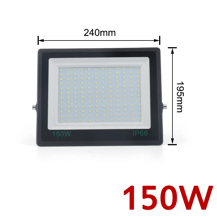 exterior led flood lights 300W LED FloodLight IP66 Waterproof AC220V 50W 100W 150W 200w Outdoor Garden Projector Lighting Spotlight Wall Flood Lights flood light 100 watt Floodlights