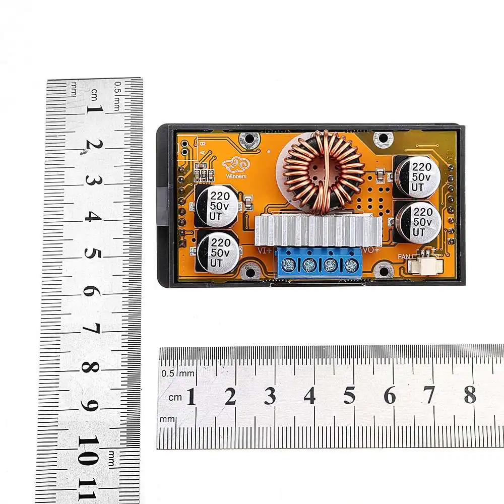 5A 160W dc-dc 6-32V до 0-32V lcd Цифровой Регулируемый понижающий блок питания регулятор напряжения Модуль преобразователя с вентилятором