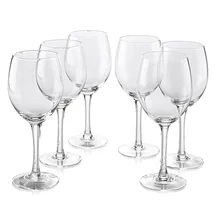 Классические Премиум универсальные Винные Бокалы из прозрачного стекла без свинца-набор из 6(14 унций)-водяное стекло с ножом