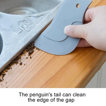 

Multifunction Kitchen Flexible Dough Scraper Cake Cooking Soft Bowl Mixing Scraper Kitchen Supplie Window Door Gap Cleaning Tool