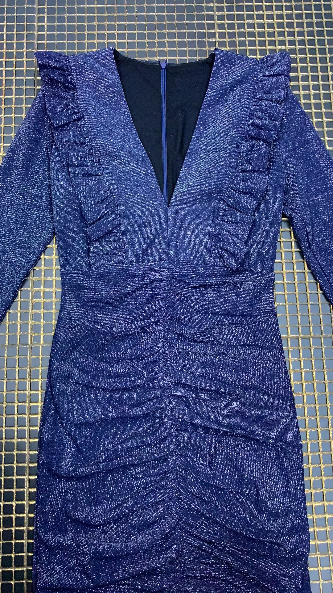 Зимнее женское модное мини Бандажное платье Vestidos женское сексуальное черное вечернее платье с глубоким v-образным вырезом и длинным рукавом vestidos
