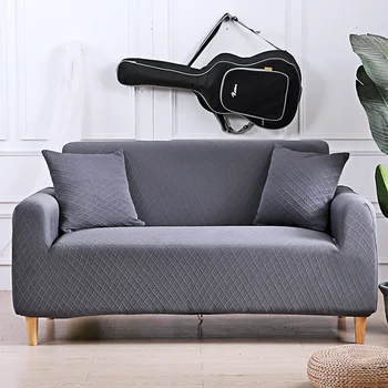 

Modern Solid Color Elastic Sofa Cover Couch Cover Slipcover Stretch Corner Sofa Cover for Living Room Single/Two/Three/Four Seat