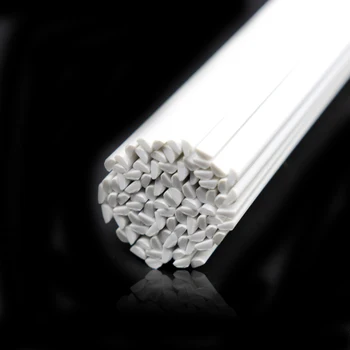 

3mm semi-circular ABS plastic white tube stick model toy sand table DIY building material length 50cm diorama 100pcs