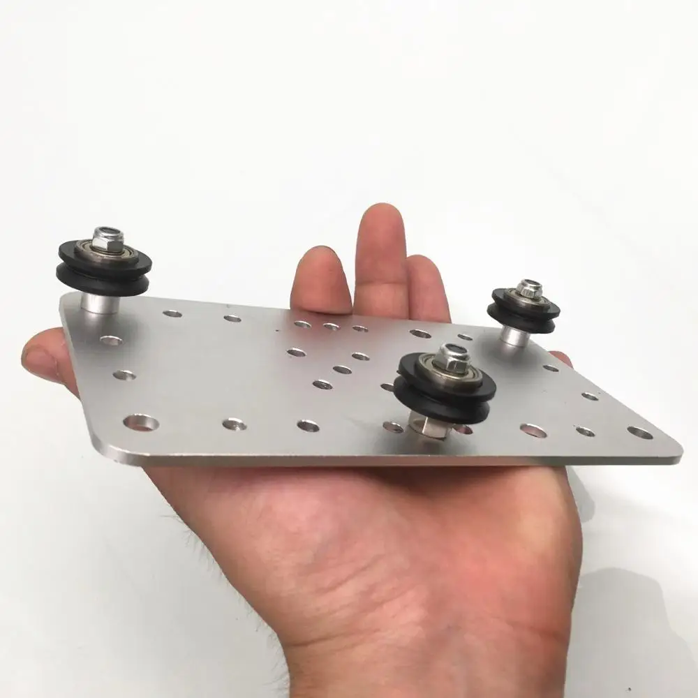 1 шт. алюминиевый стандарт 3 колеса MakerSlide каретки