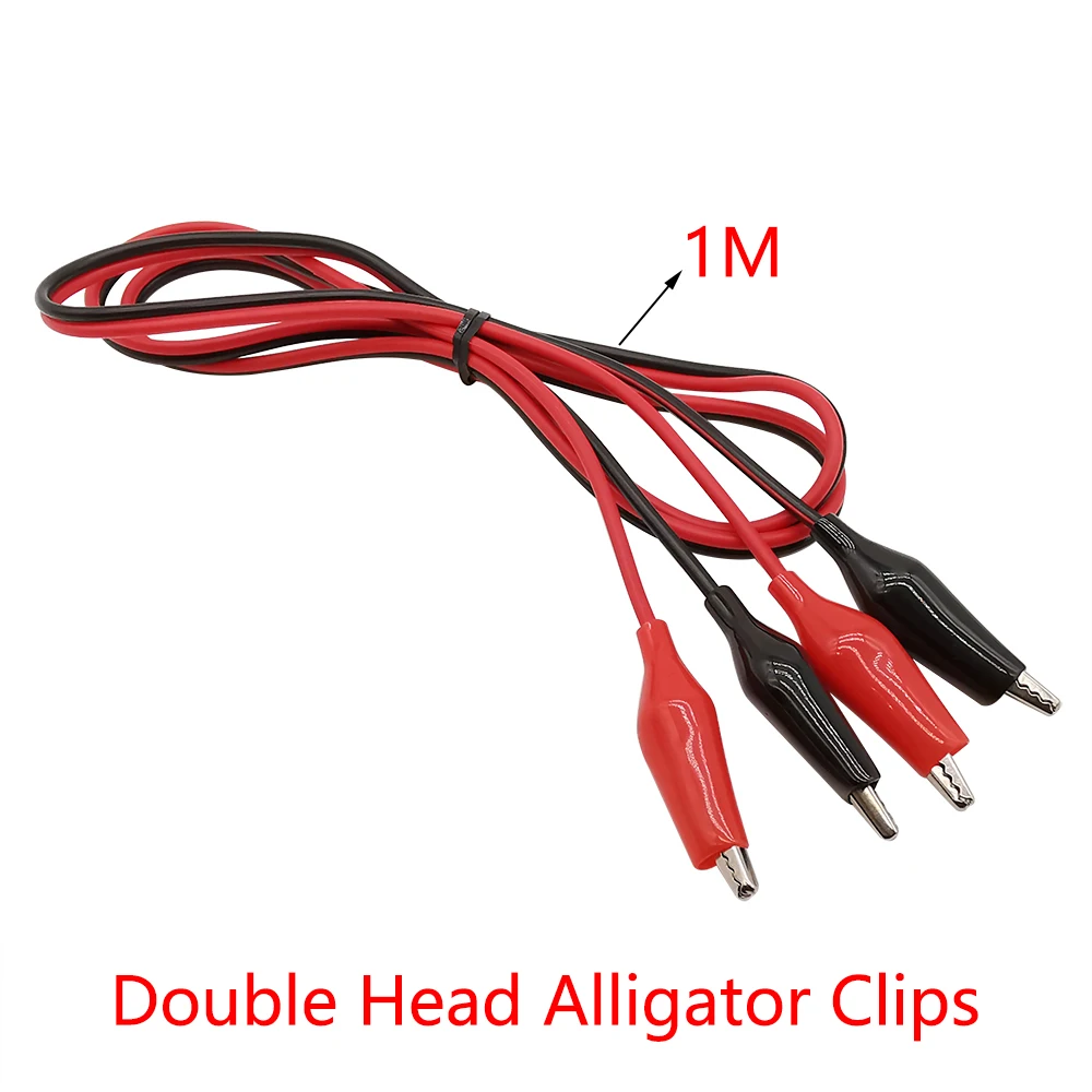 Alligator clips usb test leads test probes alligator clip adapter test cable connector electrical test wire test lead wire test lead cable test cable test cable lead test leads test clip alligator cilps to usb/banana plug test cable lead jumper wire male female dc 5.5x2.1 crocodile clip probe power supply adapter
