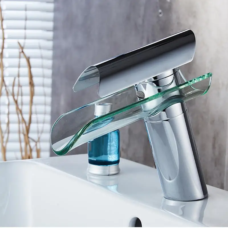 

Hot New Bathroom Sink Faucet Single Lever Basin Faucet Bathroom Waterfall Faucet Single Lever Waterfall Bathroom Faucet