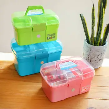 

Household large medicine box first aid kit medicine box family multi-layer medicine box baby child medicine box home medical box