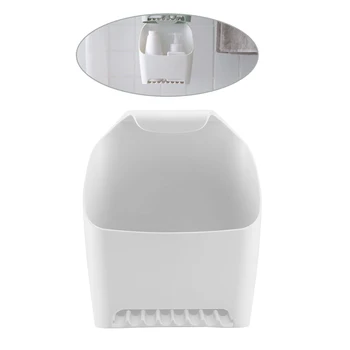 

Bathroom Hanging Organizer Basket Toilet Towel Hanging Basket Quick Shower Caddy Hang on Towel Rack Liner Bathroom or Kitchen