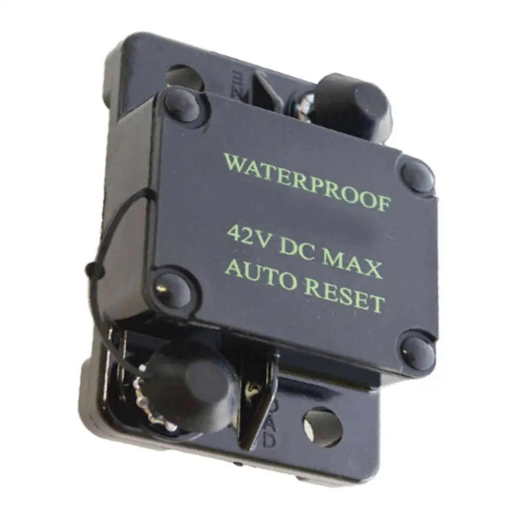 Car Circuit Breaker Protection Waterproof Electric Auto Reset 30A-300A 42V