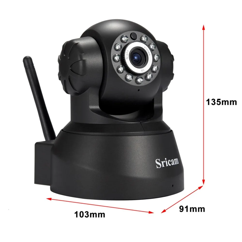Sricam 720P IP камера беспроводная wifi 720P домашняя камера безопасности Onvif P2P пульт дистанционного управления для телефона 1.0мп камера видеонаблюдения CCTV