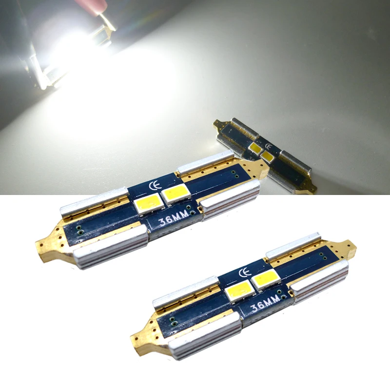 

2x C5W C10W festoon LED CANBUS Reading Bulb Auto Interior Dome License Plate Light Parking Bulb Car Accessories Interior SV8.5