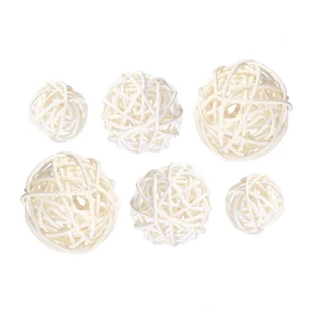 

15pcs Rattan Balls Premium Beautiful Decorative Rattan Ball for Holiday Party Wedding Decoration