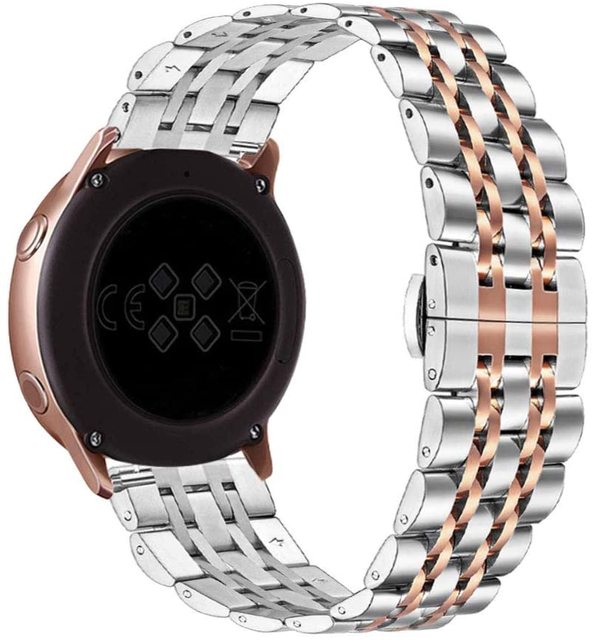 Watch Band for Samsung Galaxy Watch 42mm Active 2 44mm 40mm Stainless Steel Strap for Huami Amazfit Bip gtr GTS S2 Bands