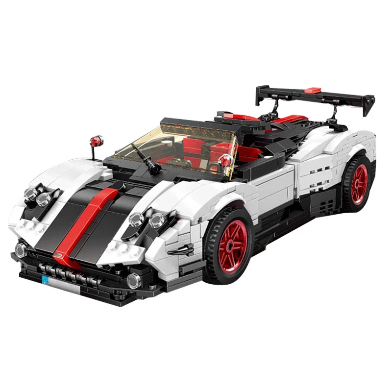 Форма King 13105, Креативная идея, серия Pagani Zonda Cinque Roadster, совместимая с Moc-22208, объемные блоки, кирпичи, игрушки, подарки для мальчика