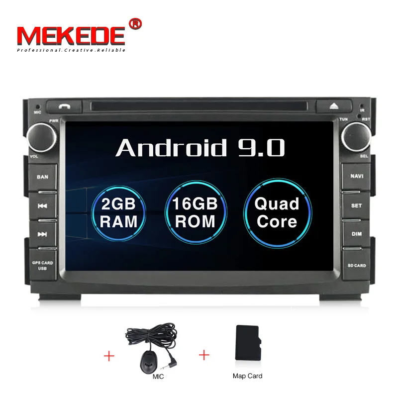 16G model 4G+ 64G 8 CORE Android 9,0 2 Din Автомобильный мультимедийный dvd-плеер gps Авторадио для Kia Ceed 2009-2012 автомобильный Радио ПК wifi - Цвет: 16G model