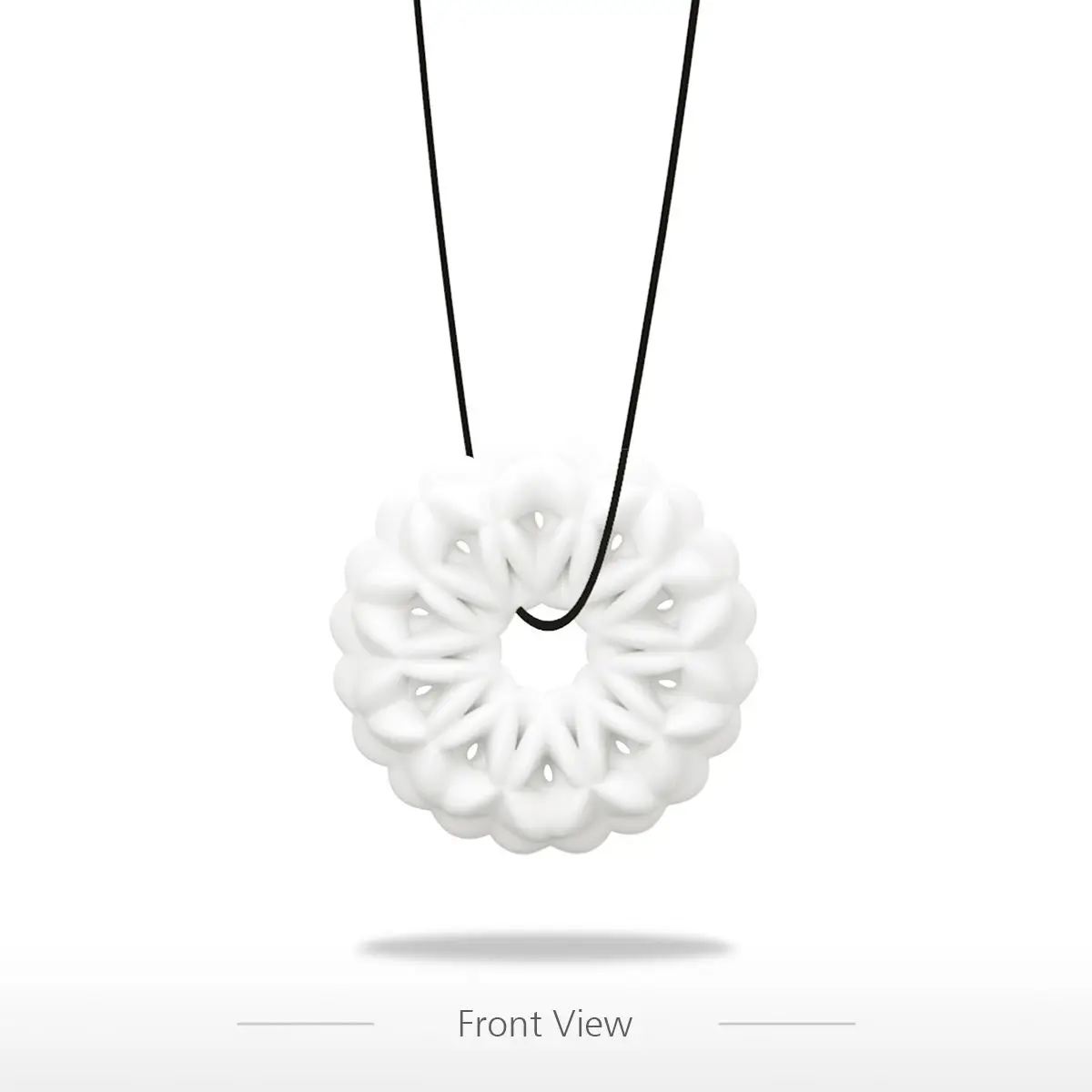 

Snowflake Pendant 3D Printed Jewelry Original Design Unique Model Personal Hangging Home Decoration