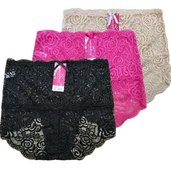

Women Lady Sexy Lace Underwear Boxer Shorts High Waist Panties Briefs Knickers