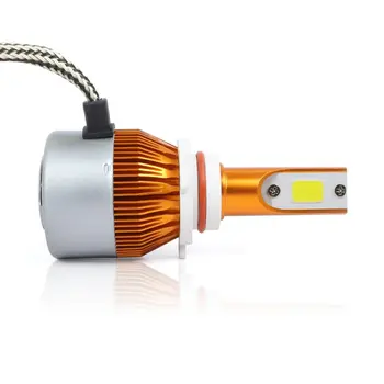 

C6-COB Car Large Red Front Light Induction Car Bright Light LED Charging Driving Waterproof Torch Car Headlight