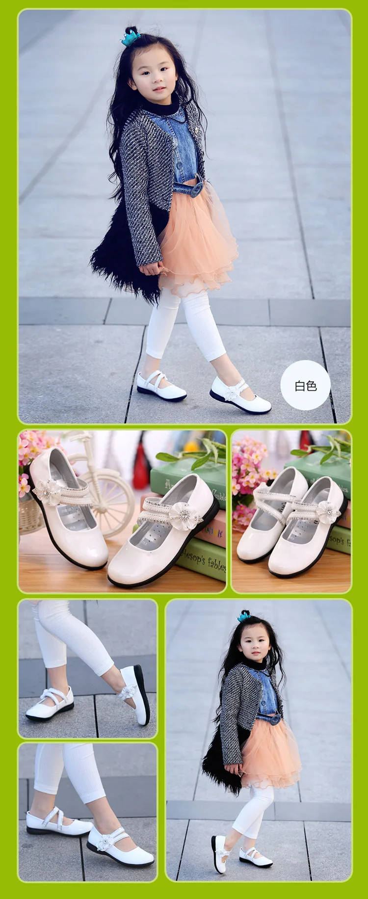 Обувь для косплея в японском стиле для девочек в стиле Лолиты; 5 цветов; кожаные ботинки из искусственной кожи на липучке; Детская школьная