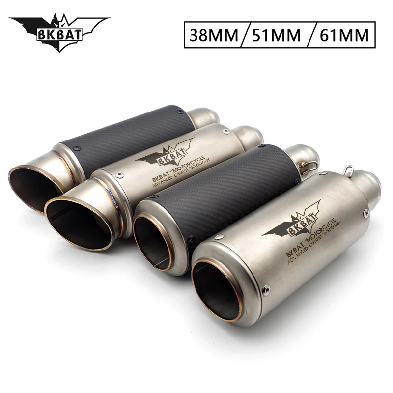 Мотоцикл выхлопной mufler Escape мото 51/61 для honda forza 300 kawasaki vulcan s 650 jawa 350 suzuki vstrom yamaha r25 |