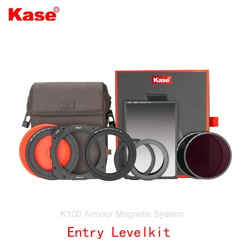 

Kase Armour Magnetic Entry Level Filter Holder With 95mm CPL +ND64+100X150mm Soft Gnd0.9 Kit