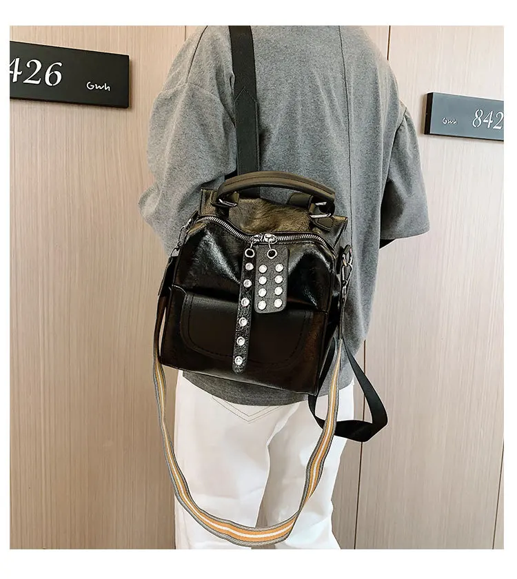 Bolsa Feminina De Couro De Vaca Sac A Dos Fille De Marque Водонепроницаемый женский рюкзак Femal из искусственной кожи женские рюкзаки s