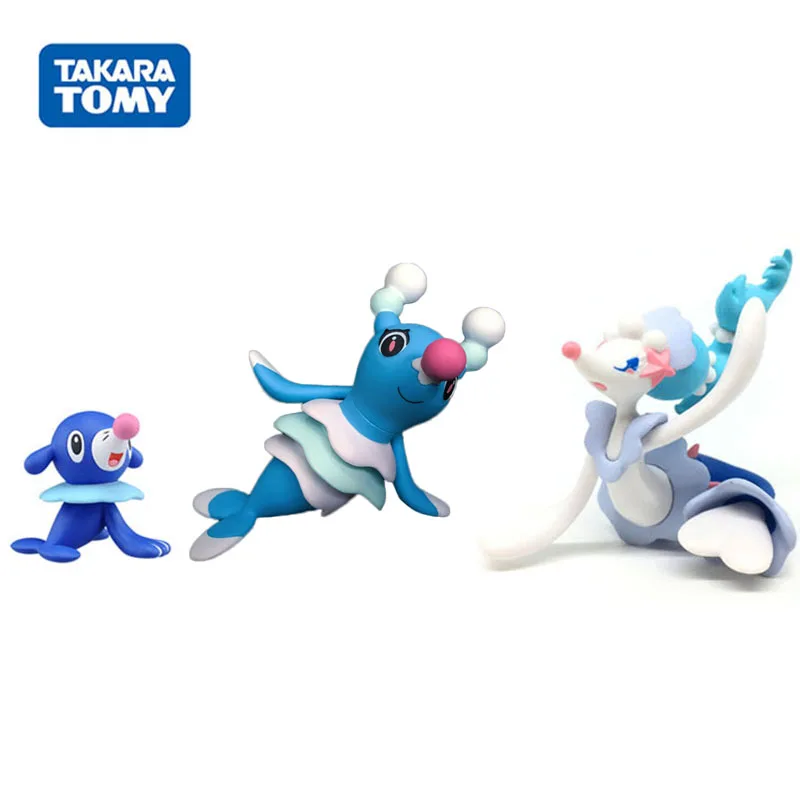 Фигурки Takara Tomy аниме Popplio Brionne primарина куклы коллекция игрушек Мультяшные модели