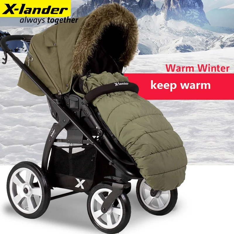 Заводская оригинальная Роскошная детская коляска зимняя kinderwagen 2 в 1