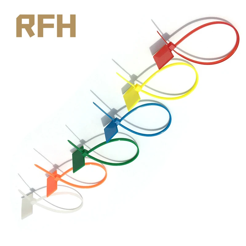 Easy Mark 4*150mm Nylon Cable Ties Tag Labels Plastic Loop Ties Markers Cable Tag self-locking Zip 50pcs