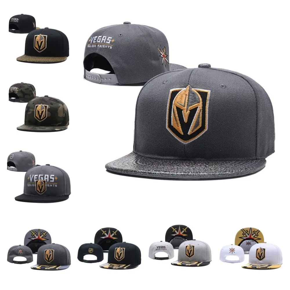 

2019 New Baseball Caps Vegas Golden Knights Team Embroidery Hip Hop Hats for Men Women Ice Hockey Fans Christmas Gifts