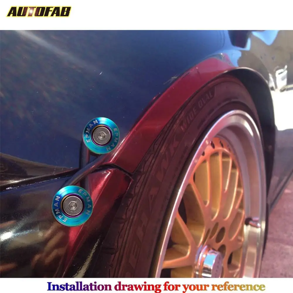 Neo Chrome Jdm быстросъемные крепежи для автомобильных бамперов крышек багажника