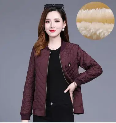 1 Plus cashmere Молодежная одежда для женщин, зимняя куртка, новая одежда больших размеров для женщин s, женское короткое пальто, осенняя одежда среднего возраста, тонкая 1441 - Цвет: 1 Plus cashmere