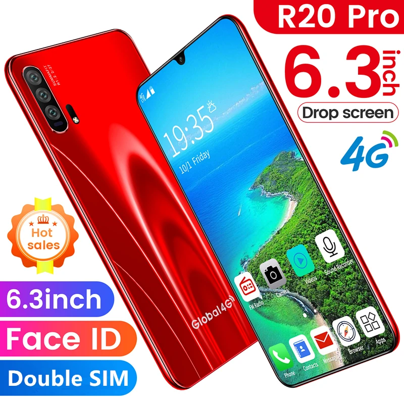 R20 1GB+16GB Smartphone Android 4G Cellphones Global Version 6.3 Inch Dual Sim Unlocked Mobile Phone Water Drop Screen R20 1GB+16GB Smartphone Android 4G Cellphones Global Version 6.3 Inch Dual Sim Unlocked Mobile Phone Water Drop Screen