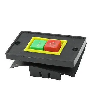 

AC 380V 2KW 2P 2-Button Locking Under-Voltage Protector Electromagnet Switch