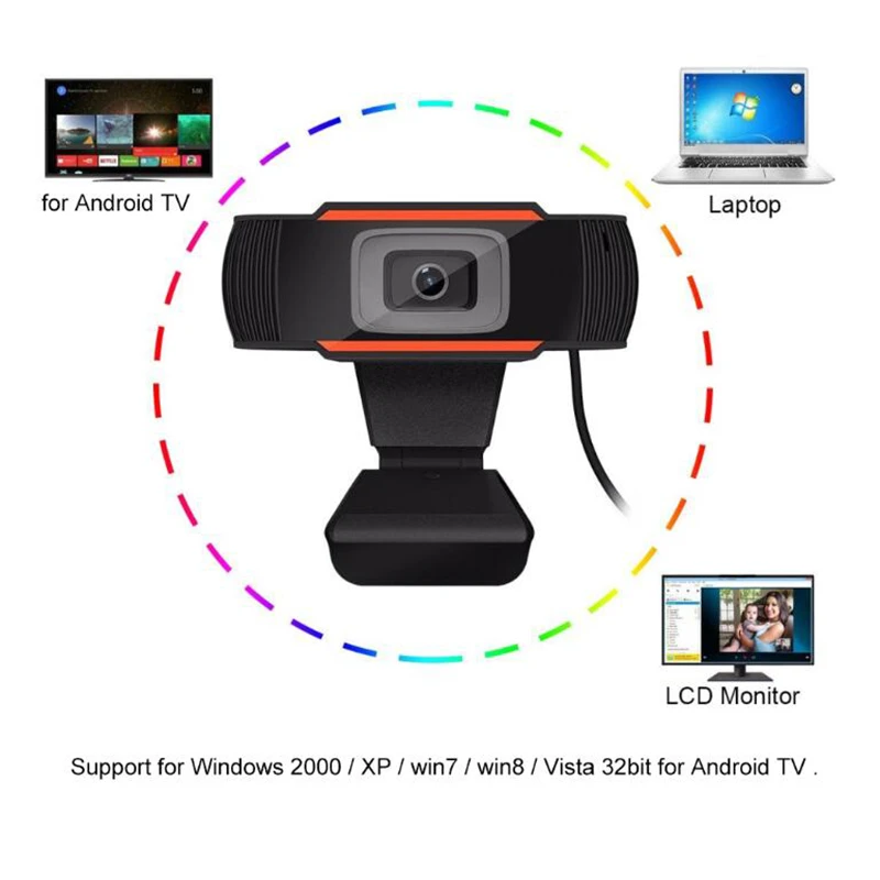 SeenDa-HD-Webcam-480p-USB-Camera-Rotatable-Video-Recording-Web-Camera-with-Microphone-For-PC-Computer