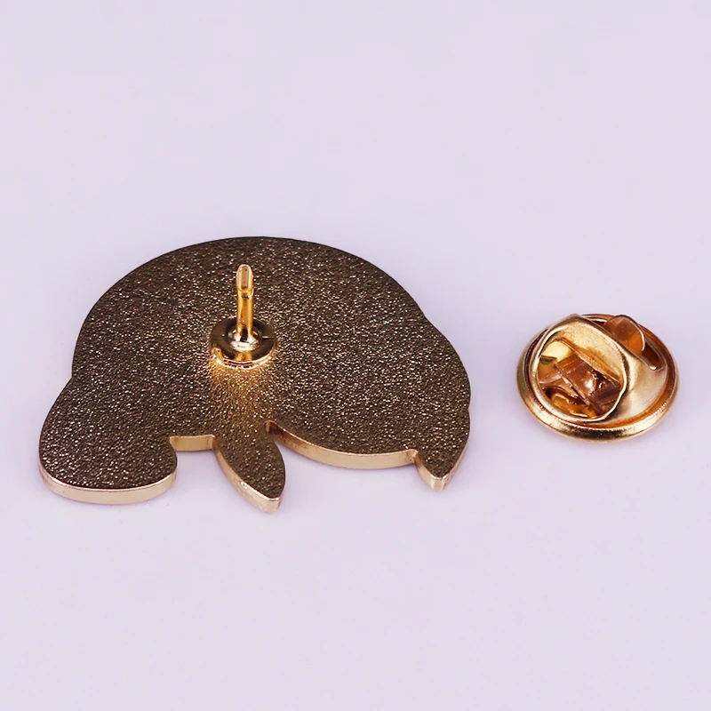 Unique artwork pin with cute manatee and conservation message Perfect for marine aquatic lovers collectors