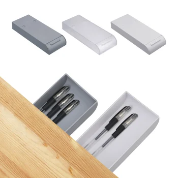

Drawer Divider Sticky Storage Box Hidden Table Under Paste Desk Organizer Memo Pen Stationery Storage Box Home Accessories