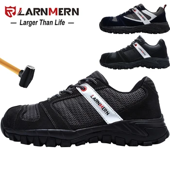 

Men's Steel Toe Work Safety Shoes Breathable Anti-smashing sports shoes Anti-puncture Non-slip Construction Protective Footwear