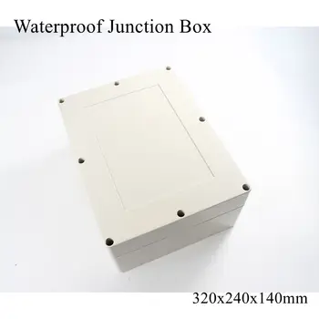 

320x240x140mm Waterproof Plastic Enclosure Box Outdoor Cable Connection Junction Electrical Project Case ABS IP65 320*240*140mm