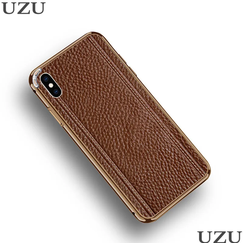 Чехол из натуральной кожи личи для iphone 6, 6 S, 7, 8 Plus, X, XR, металлическая рамка, гибридный винтажный однотонный чехол для iphone 11 Pro, XS, Max, etui