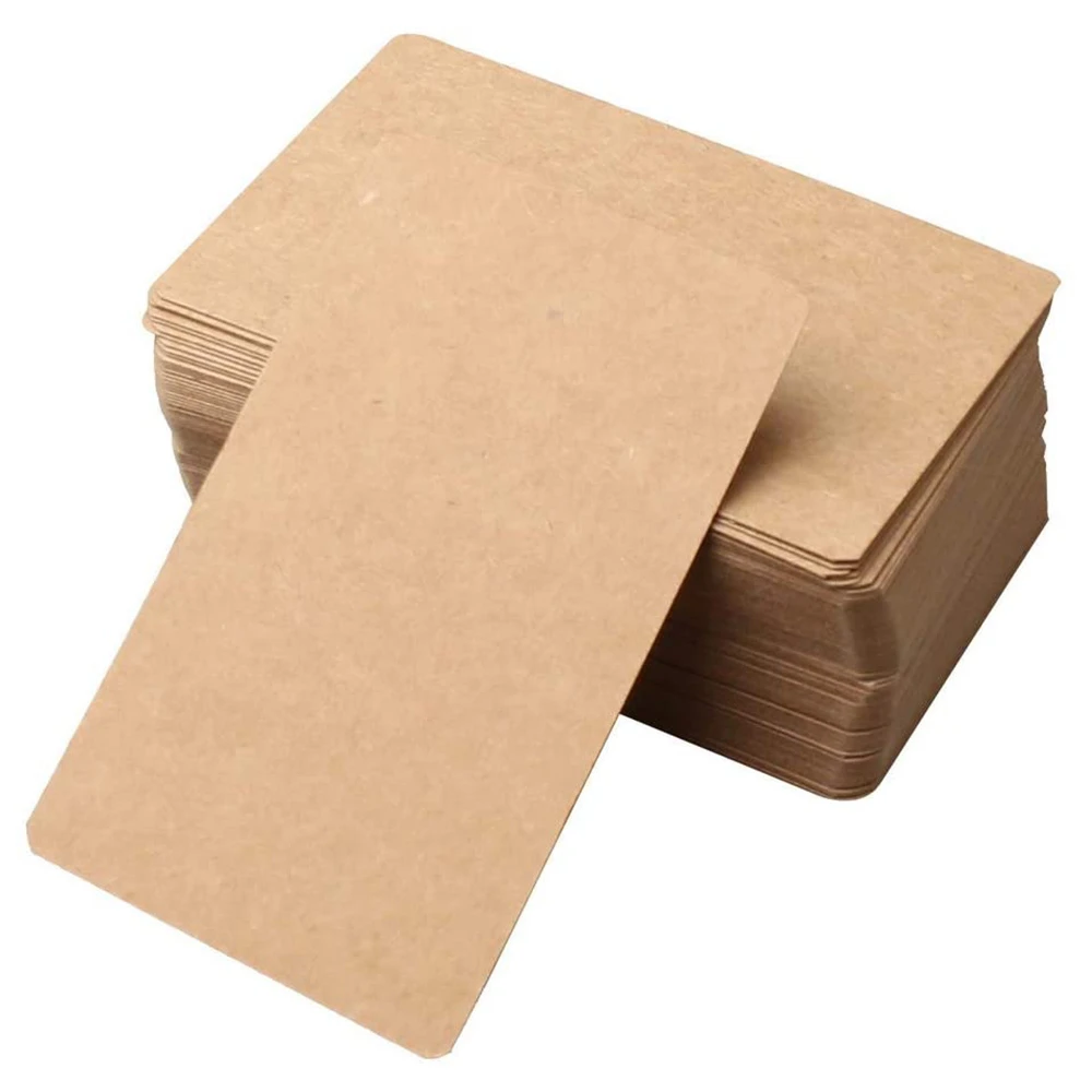 50 Stuks 350 Gram Blanco Kraftpapier Wit Cardstock Papier Visitekaartje Craft Karton Woord Diy Gift Card Briefpapier|Cards & Stock| - AliExpress