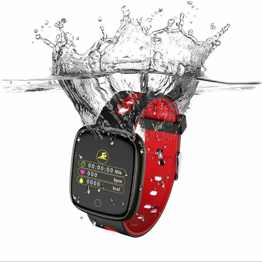 

Men Fashion Smart Watch Waterproof Sports Blood Pressure Tracker Heart Rate Monitor Bracelet Watch Smartwatch for Xiaomi Android