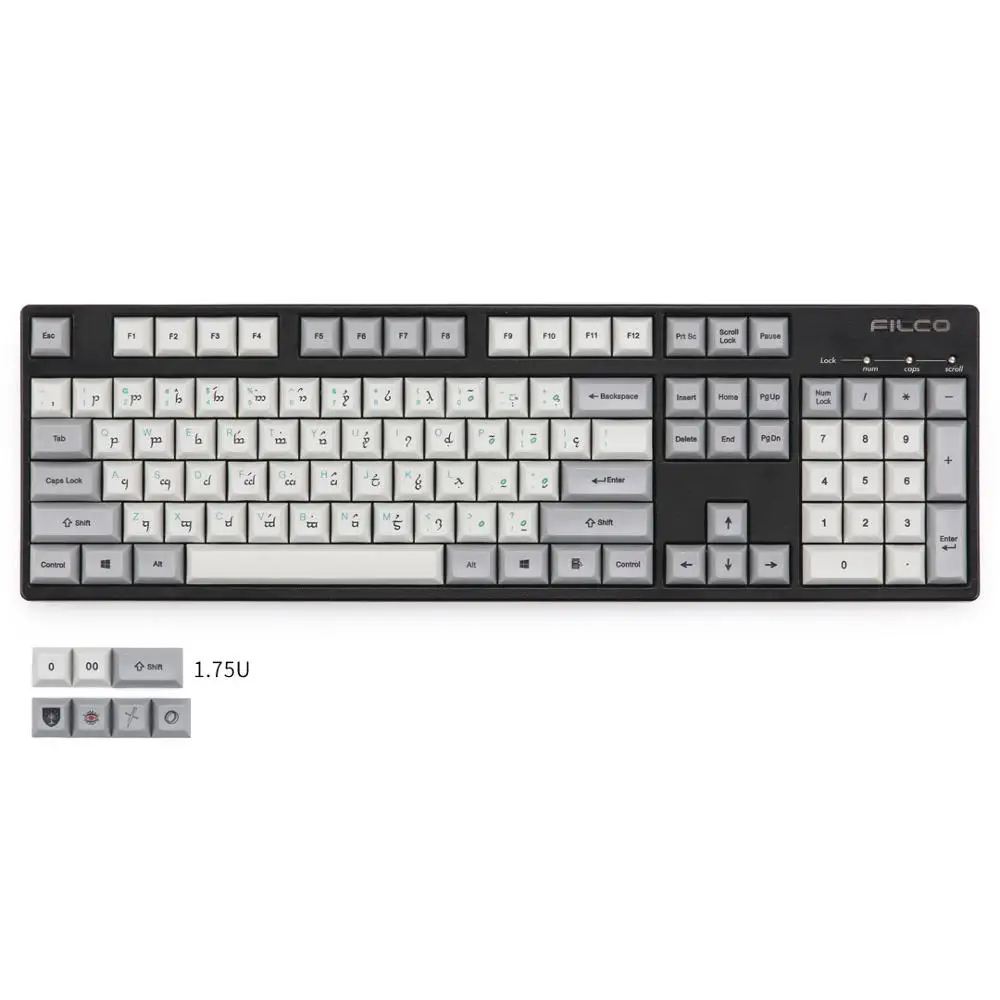Npkc dsa keycap dye subbed Elf буквы для механической клавиатуры 111 клавиш - Цвет: 111 keys