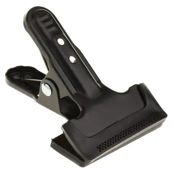 

3x Heavy Duty Spring Clamps Photo Background Cloth Paper Sn Clips Metal Body with Rubber Protective Sleeve