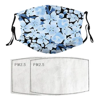 

Unisex Face Masks Dustproof Windproof Foggy Haze Washable And Reusable Protective Mask With 2 Pcs Filters Gasket Mascherina