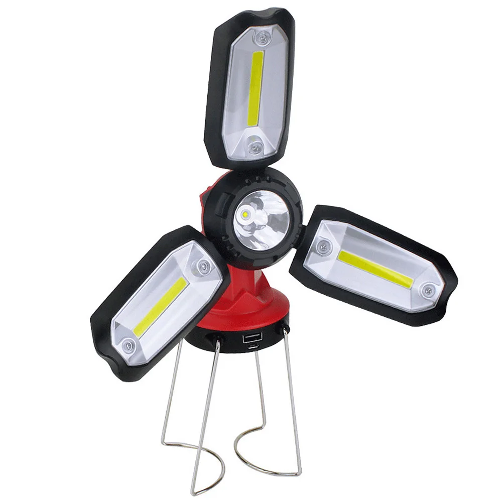 

USB LED Flashlight Rechargeable Lantern Outdoor Emergency Camping Hiking Lamp Travel Pole Lamp Quick Charge