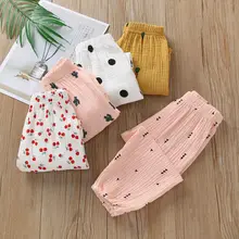 Детские длинные штаны для маленьких мальчиков и девочек, штаны, леггинсы, тренировочные штаны-шаровары