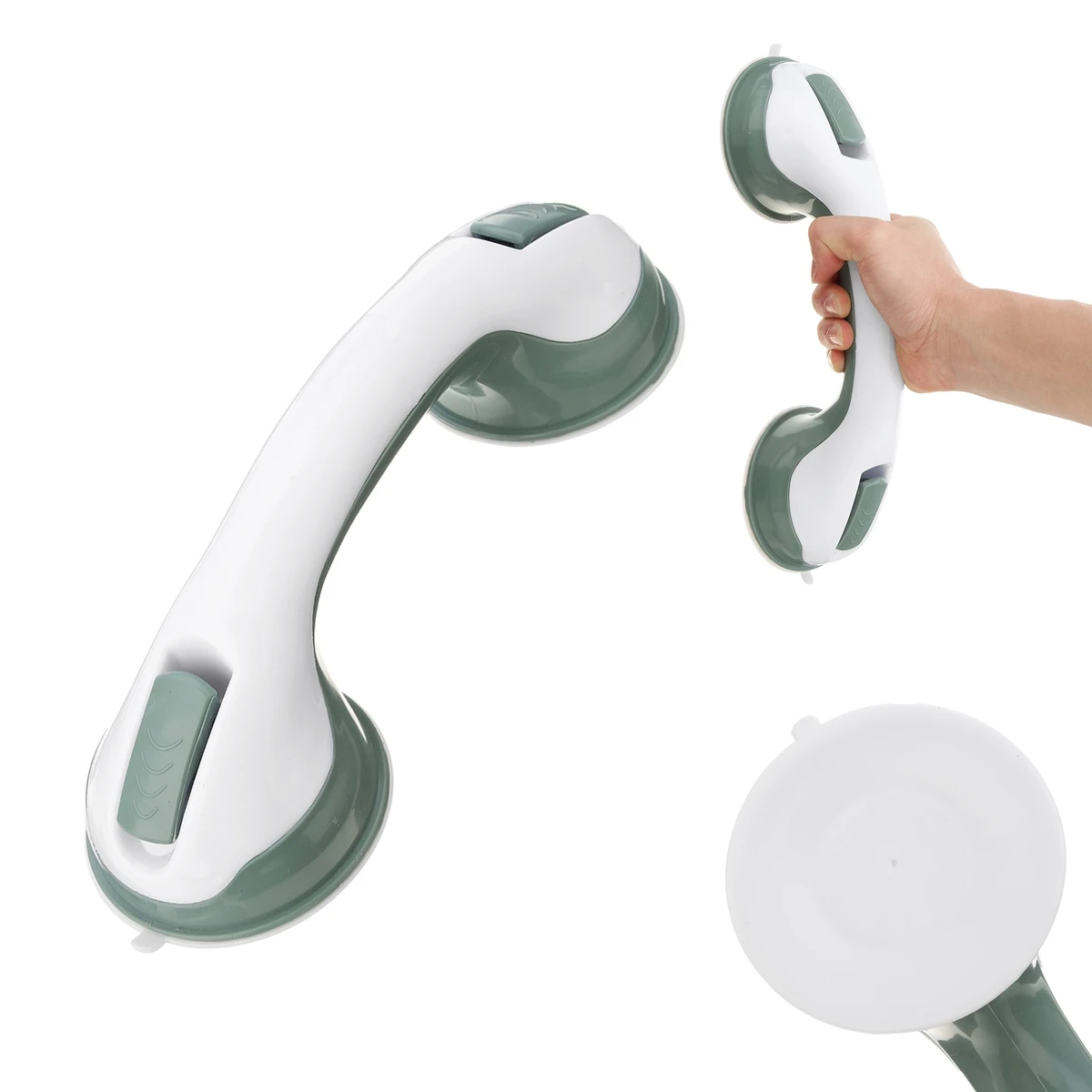 Description Picture 4 of item2PCS Grab Bar Bathroom Suction Cup Handle Toilet Bath Shower Tub Bathroom Shower Grab Handle Rail Grip for Elderly Safety