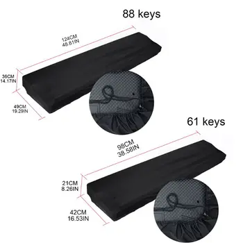 

Electronic Piano Cover Keyboard Bag Waterproof Dustproof for 61 88 key Dirt Proof Drawstring Protector Piano Covers