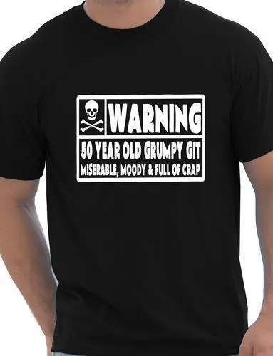

50 Year Old Git Mens Funny 50th Birthday Gift Fathers Day T-Shirt More Size and Colors-A349